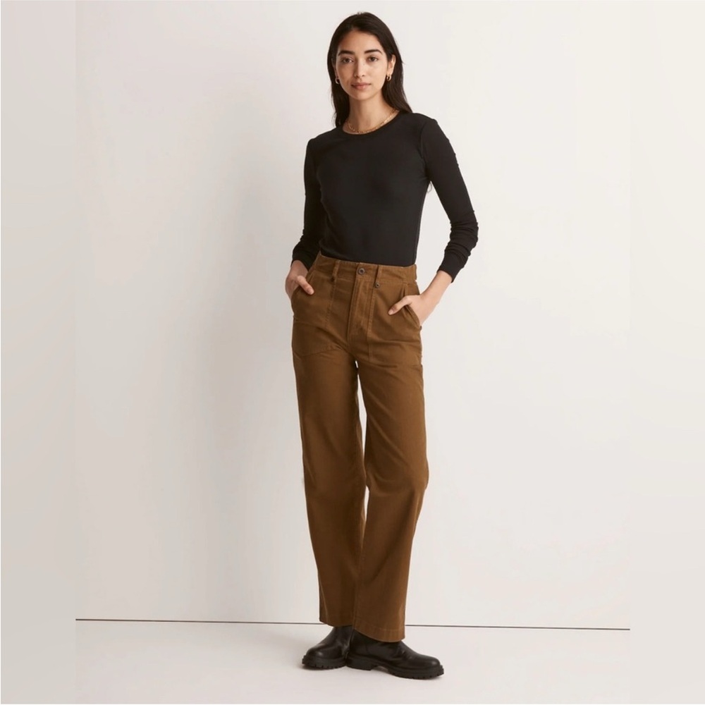 Madewell Brown Chinos Durable Cotton Twill